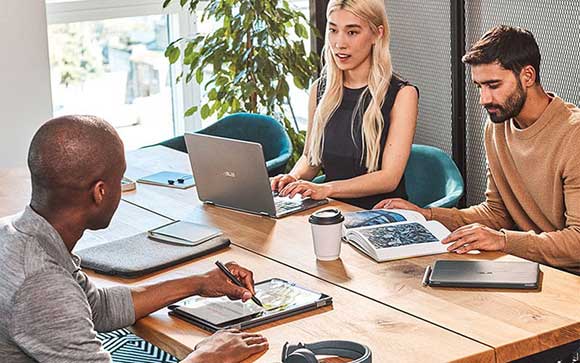 Team working together
