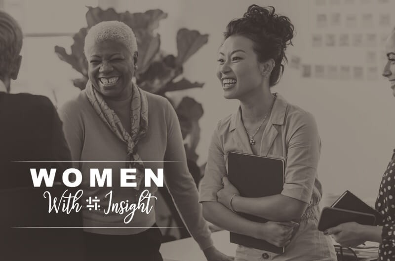 Women With Insight Business woman on tablet devices accessing data in the cloud