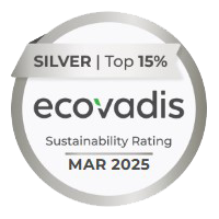 EcoVadis 2025 Sustainability Rating logo