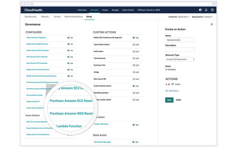 Maintain your cloud environment Screenshot of Cloud Governance